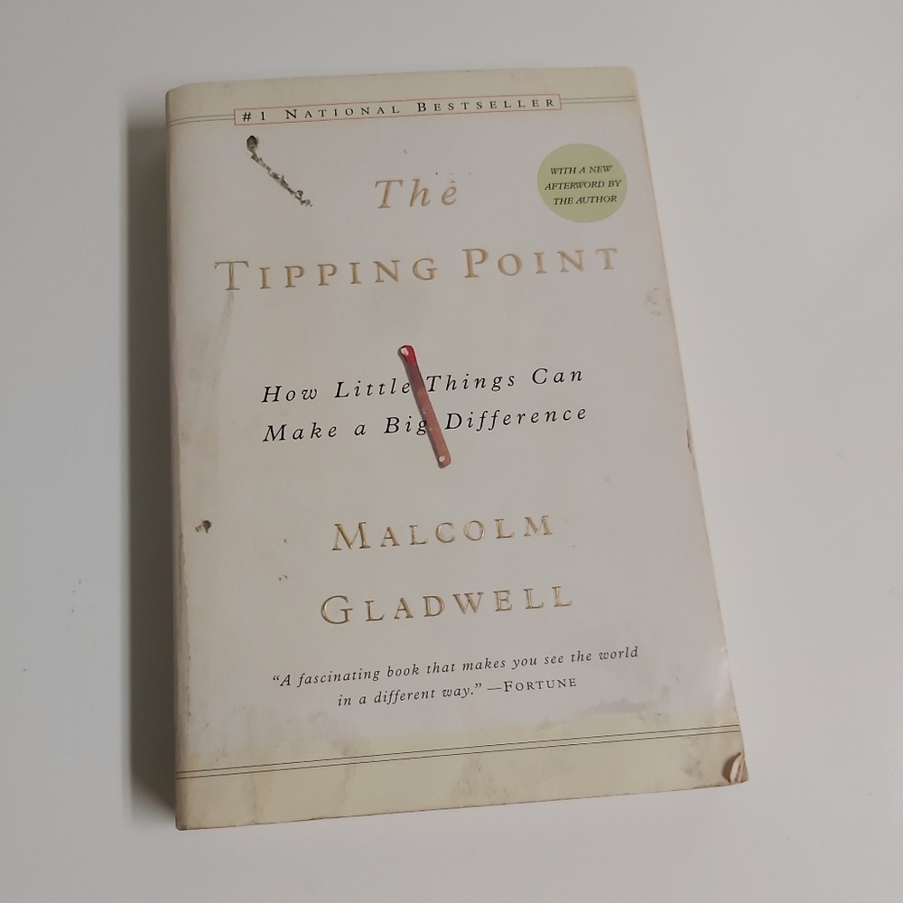 🤯2/$15 The Tipping Point by Malcolm Gladwell - paperback book